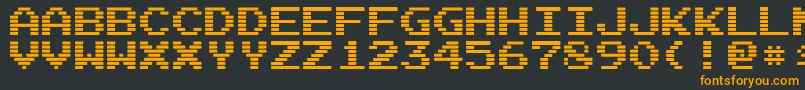 More about ArcadeInterlaced Font ArcadeInterlaced Font – Orange Fonts on Black Background