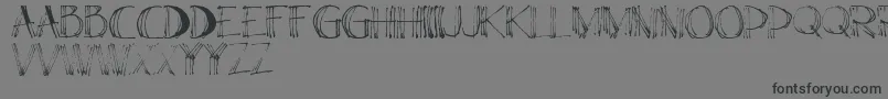 ElsС„ Font – Black Fonts on Gray Background