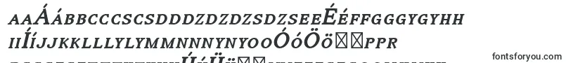 Шрифт IrianisadfstylestdBolditalic – венгерские шрифты