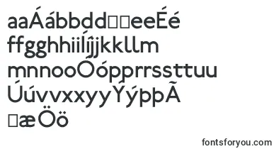 Railway font – icelandic Fonts