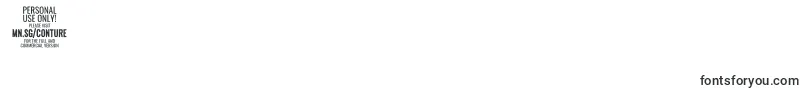 ConturescriptPersonalUseOnly Font – Fonts for Digit 9