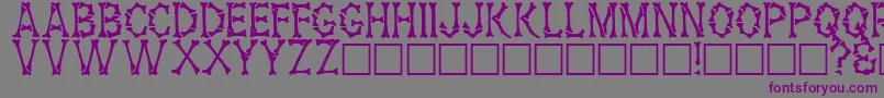 HalonaRegular Font – Purple Fonts on Gray Background