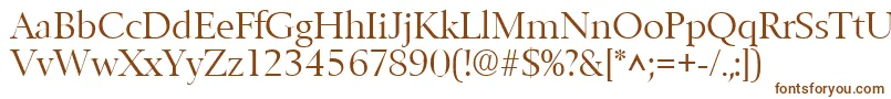 BelfastlhRegular Font – Brown Fonts on White Background