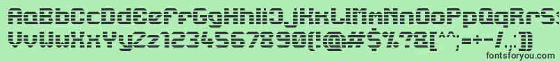 Lbcstarl Font – Black Fonts on Green Background