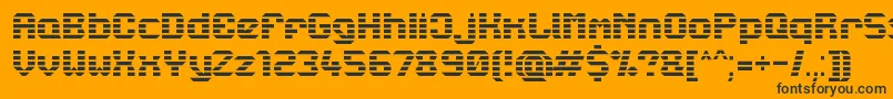 Lbcstarl Font – Black Fonts on Orange Background