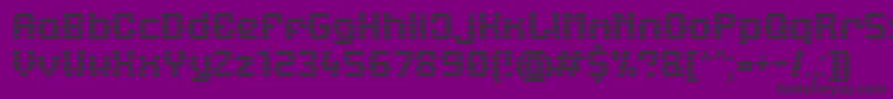 Lbcstarl Font – Black Fonts on Purple Background