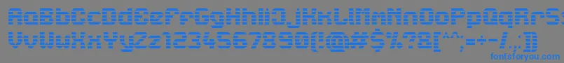 Lbcstarl Font – Blue Fonts on Gray Background