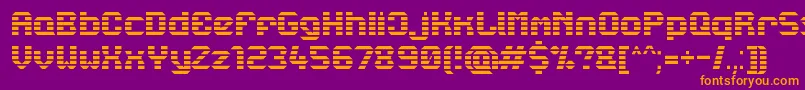 Lbcstarl Font – Orange Fonts on Purple Background