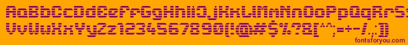 Lbcstarl Font – Purple Fonts on Orange Background