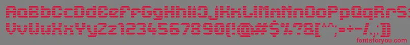 Lbcstarl Font – Red Fonts on Gray Background