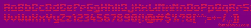 Lbcstarl Font – Red Fonts on Purple Background