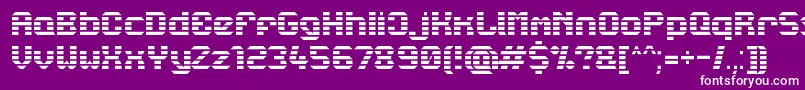 Lbcstarl Font – White Fonts on Purple Background