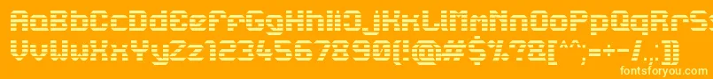 Lbcstarl Font – Yellow Fonts on Orange Background