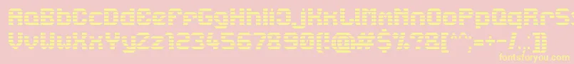 Lbcstarl Font – Yellow Fonts on Pink Background