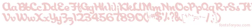 AborigianlRegular Font – Pink Fonts on White Background