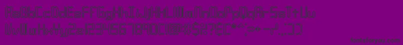 Compc1o Font – Black Fonts on Purple Background