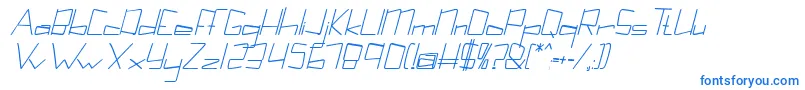 Kuppelcondensebolditalickuppelフォントについての詳細 フォントKuppelcondensebolditalickuppel – 青いフォント