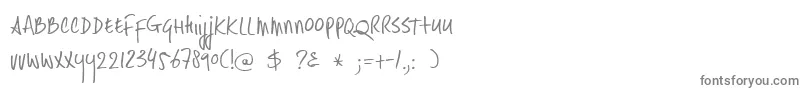 Подробнее о шрифте DkHastytasty Шрифт DkHastytasty – серые шрифты на белом фоне