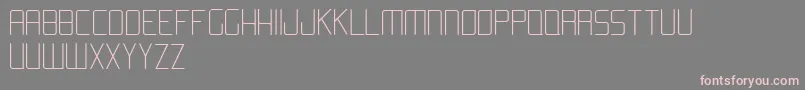 AromaLight Font – Pink Fonts on Gray Background