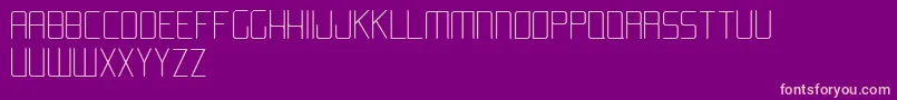 AromaLight Font – Pink Fonts on Purple Background
