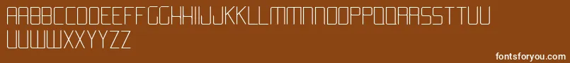 AromaLight Font – White Fonts on Brown Background