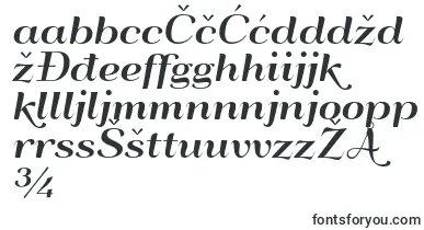 Qumpellkano12 font – croatian Fonts