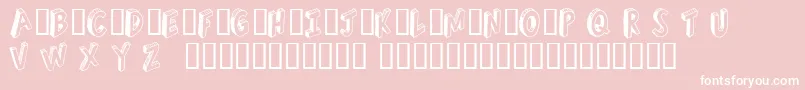 RefuseTrip Font – White Fonts on Pink Background