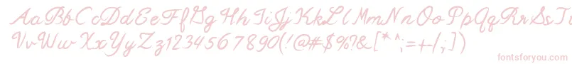 Mixswift Font – Pink Fonts on White Background