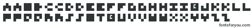 PixelRocks-Schriftart – rumänische Schriften