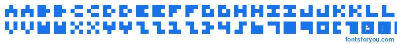 PixelRocks Font – Blue Fonts