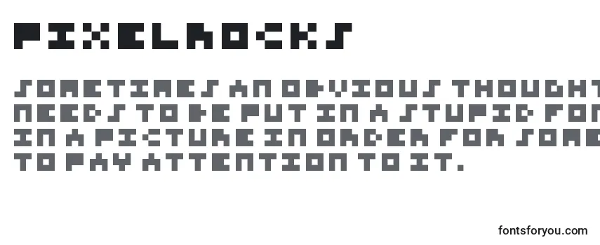 PixelRocks-fontti