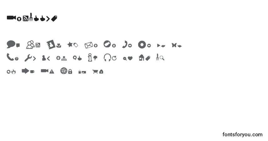 Czcionka WebTools – alfabet, cyfry, specjalne znaki