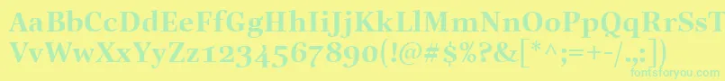 Подробнее о шрифте LinotypeReallyDemiBold Шрифт LinotypeReallyDemiBold – зелёные шрифты на жёлтом фоне