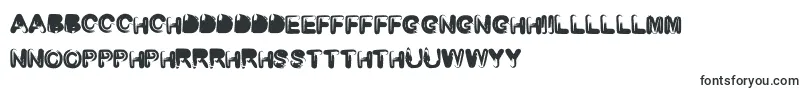 Roundedbrush-fontti – walesilaiset fontit