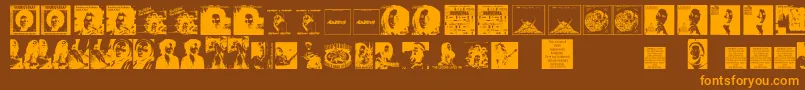 More about BobsCompliment Font BobsCompliment Font – Orange Fonts on Brown Background
