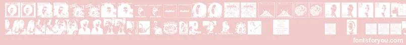 More about BobsCompliment Font BobsCompliment Font – White Fonts on Pink Background