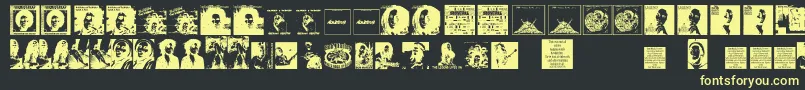 More about BobsCompliment Font BobsCompliment Font – Yellow Fonts on Black Background