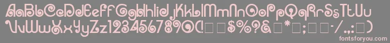 CorrugaDisplaySsi Font – Pink Fonts on Gray Background