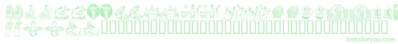 KrChristmasDings2004Four Font – Green Fonts