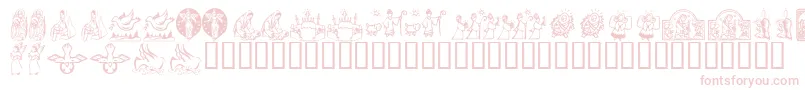 KrChristmasDings2004Four Font – Pink Fonts