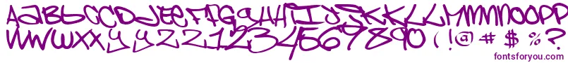 ChaoskidsBrooklynKid-Schriftart – Violette Schriften