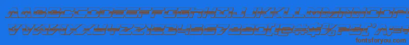 More about Transamericaplatital Font Transamericaplatital Font – Brown Fonts on Blue Background