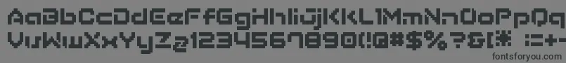 Bmarmy Font – Black Fonts on Gray Background