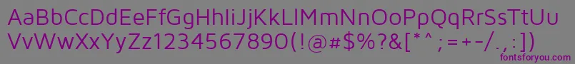 Mavenpro Regular Font – Purple Fonts on Gray Background