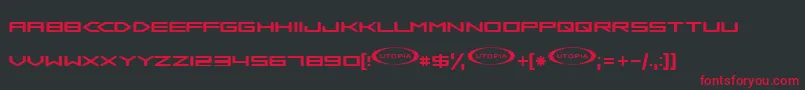 Samba ffy Font – Red Fonts on Black Background
