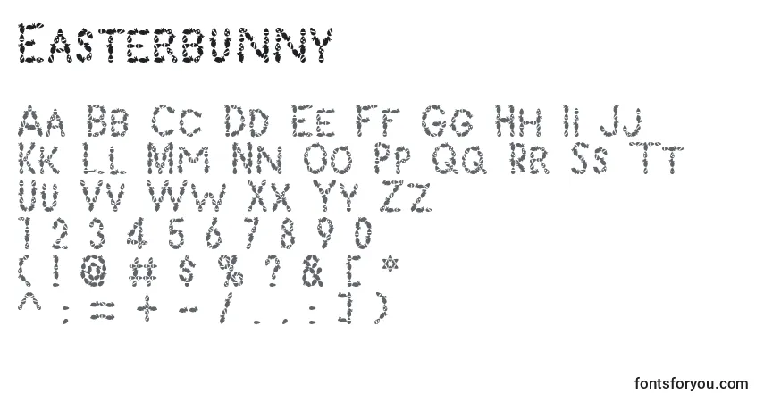 Easterbunny Font – alphabet, numbers, special characters