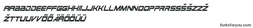 Шрифт SpaceRangerCondensedItalic – эстонские шрифты