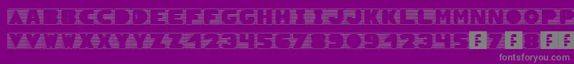 More about SunBlinds Font SunBlinds Font – Gray Fonts on Purple Background
