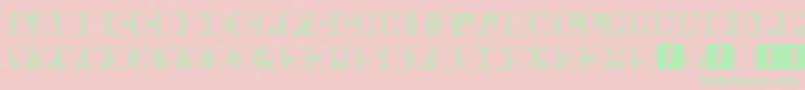 Weitere Informationen zur SunBlinds-Schriftart SunBlinds-Schriftart – Grüne Schriften auf rosa Hintergrund