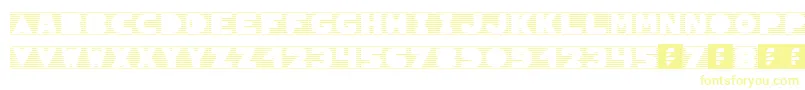 SunBlinds-Schriftart – Gelbe Schriften